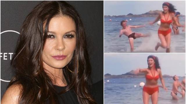 Zeta-Jones se prisjetila stare uloge: Trčala u bikiniju po plaži