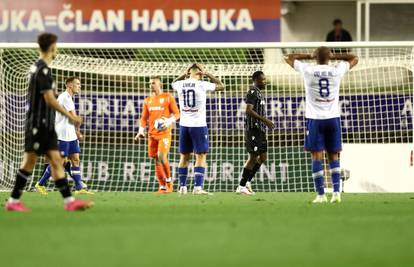 Hajduk se ispromašivao na krcatom Poljudu: PAOK se s 'nulom' vraća u Solun...