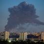 Russian missile and drone strike in Kyiv