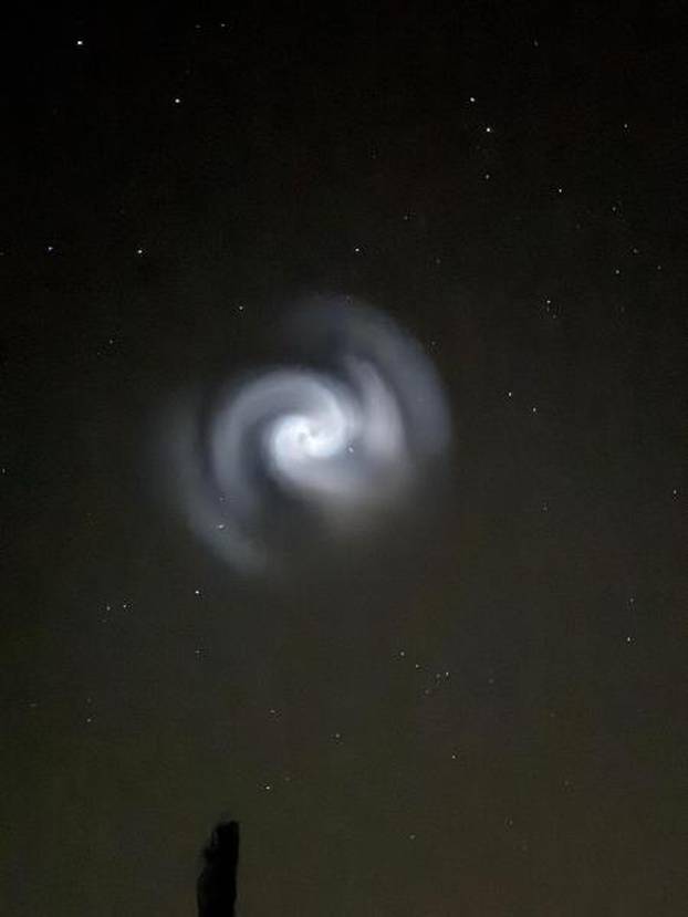 100 slika spiralnog fenomena na nebu koji je šokirao Hrvate