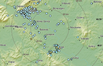 Snažno podrhtavanje od 3,2 Richtera osjetilo se od Petrinje do Zagreba: 'Sekundu, ali jako'
