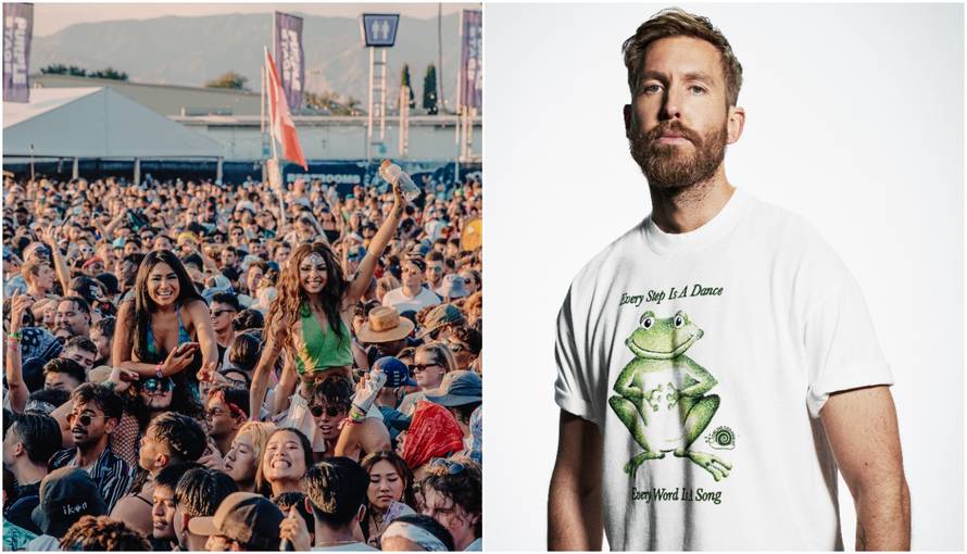 Calvin Harris nastupa na Žnjanu tijekom Hard Summer festivala
