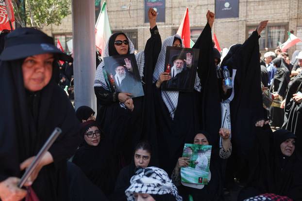 Funeral procession and burial of Iran's late Supreme Leader Ayatollah Ali Khamenei in Mashhad
