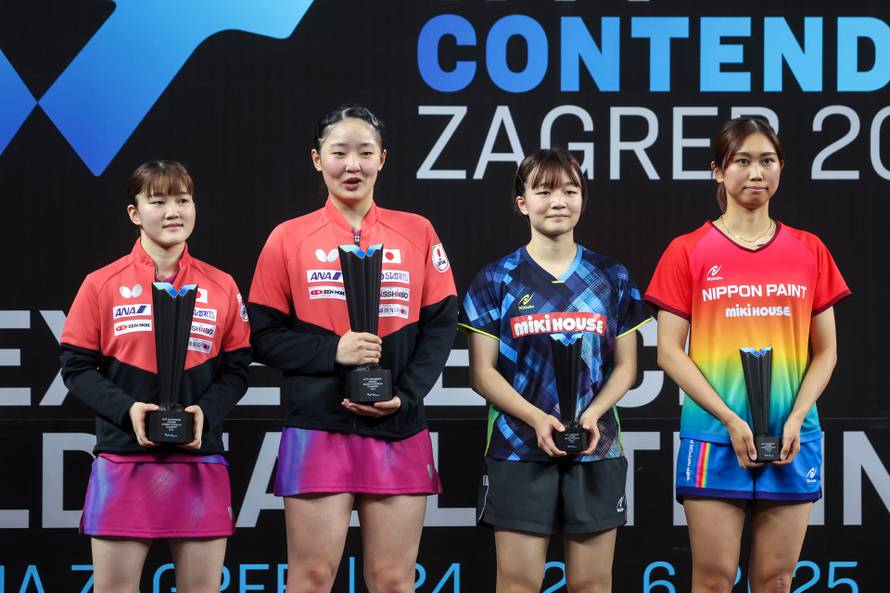 WTT Contender Zagreb 2025., finale zenski parovi, Sakura Yokoi i Hitomi Sato - Miwa Harimoto i Satsuki Odo