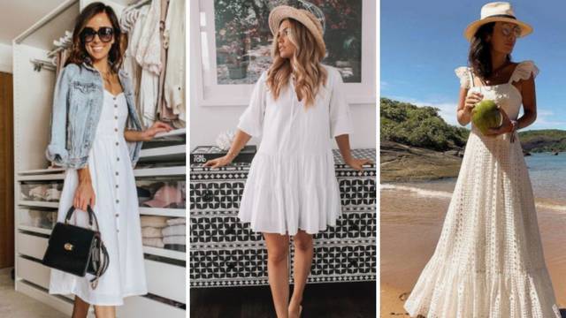 Bijela haljina je must have komad: Idealna za ljetne dane