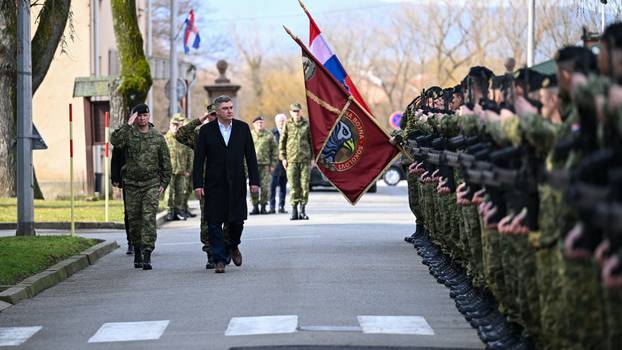 FOTO Milanović: 'O angažmanu vojske izvan domovine uvijek ćemo jako dobro razmisliti'