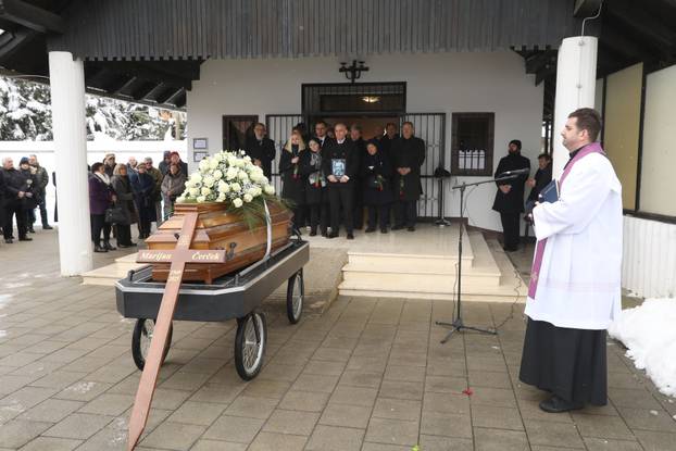 Zagreb: Sprovod Marijana Čerečeka na Stenjevačkom groblju