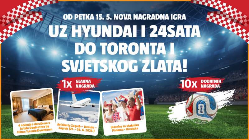 Pročitaj pravila nagradne igre: 24sata te vodi na Svjetsko nogometno prvenstvo