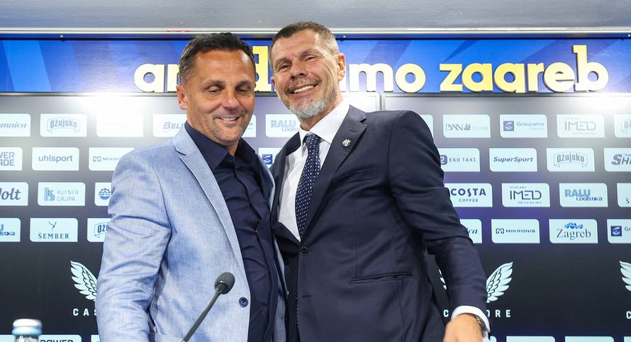 Zagreb: Na konferenciji za medije Dinamo predstavio novog trenera Maria Kovačevića