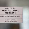 Divjak tvrdi: Projekt Centra za translacijsku medicinu na Srebrnjaku mogao bi propasti