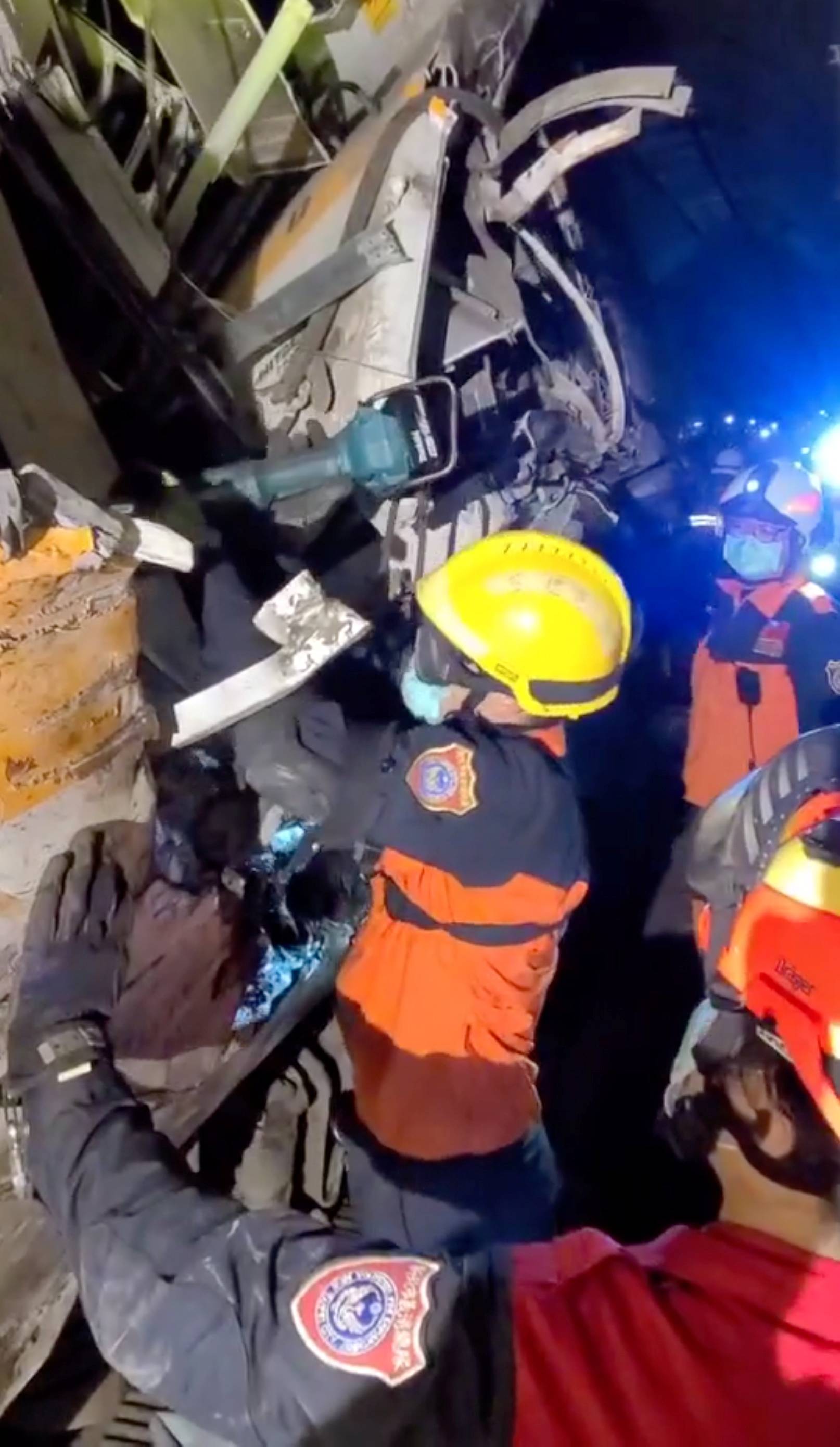 Train derailment in eastern Taiwan