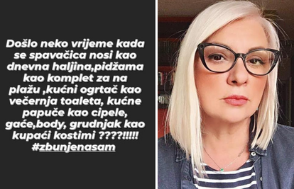 Danijela zbunjena današnjom modom: 'Došlo vrijeme kada se spavaćica nosi umjesto haljine'