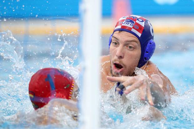 FINA Svjetsko prvesntvo u vaterpolu, polufinale, Španjolska - Hrvatska