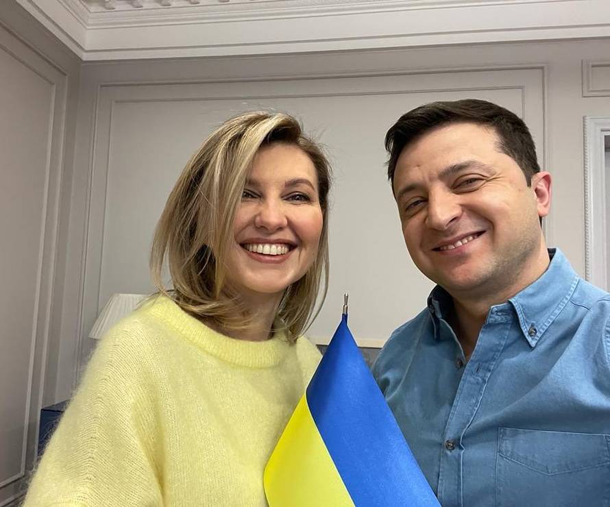 Ukrajinska prva dama protivila se suprugovoj kandidaturi, a u ratu ga ne želi ostaviti samog