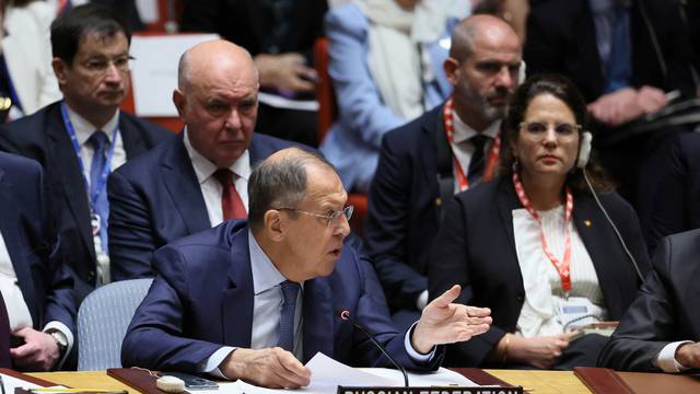 UN Security Council meets about Ukraine at UN HQ in New York