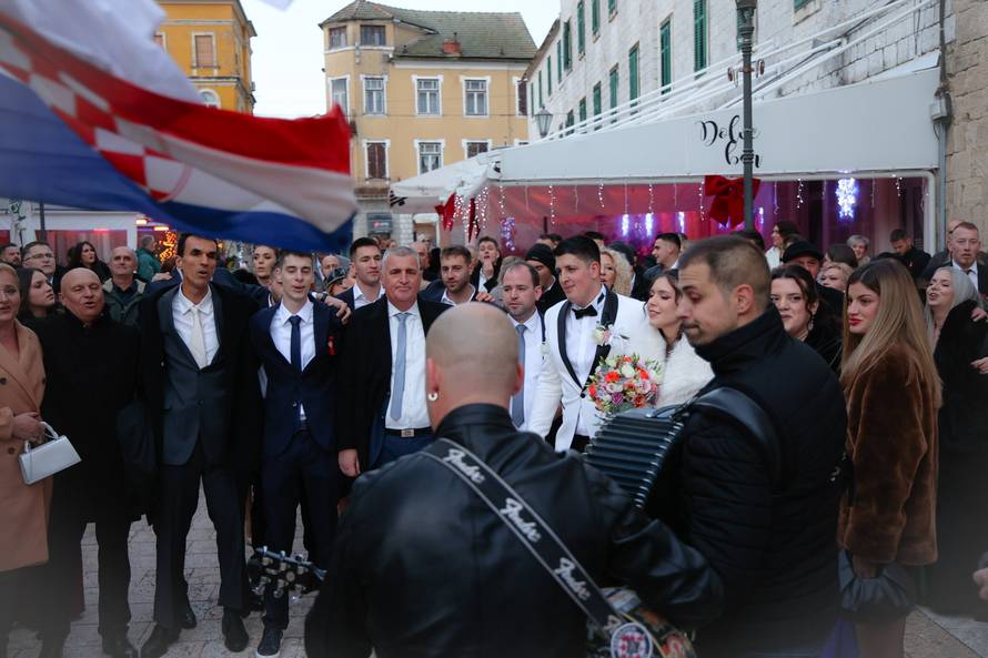 Sinj: Vjenčanje Nediljka Bulja i Pie Cvitković