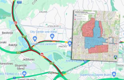 Sudar, radovi i dan mobilnosti. Skoro sve u crvenom na karti, kojim putem ići kroz Zagreb?