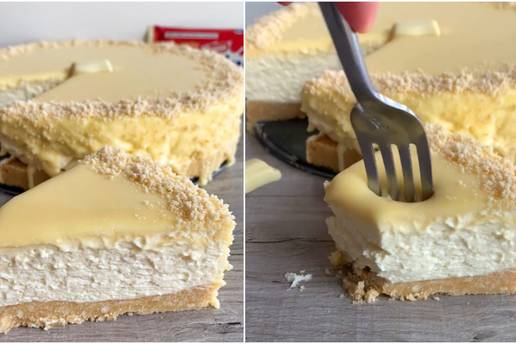 Recept: Cheesecake koji se ne peče s finom bijelom čokoladom