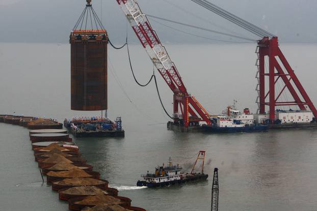 Under Construction Hong Kong-Zhuhai-Macau Bridge