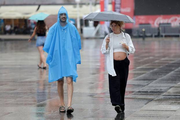Ljetna kiša u Zagrebu