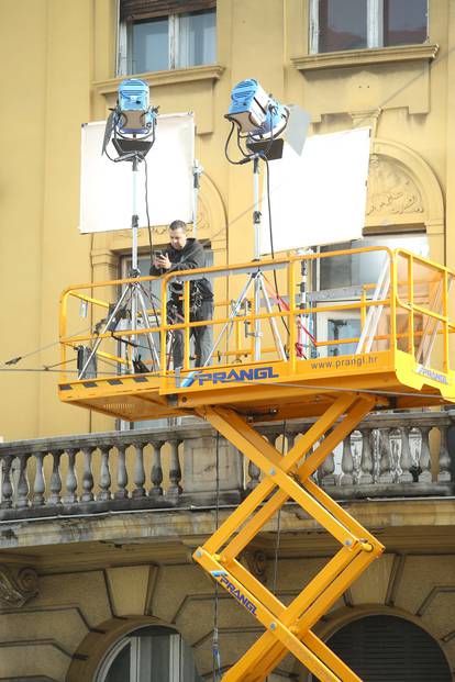 Zagreb: Pripreme za snimanje filma "Canary Black"