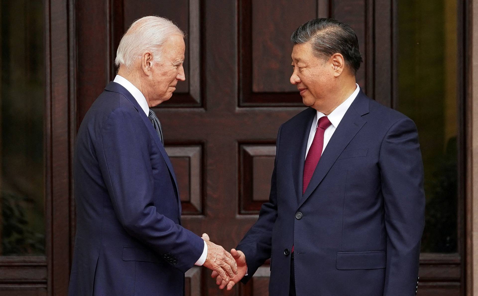 U.S. President Joe Biden meets with Chinese President Xi Jinping on the sidelines of APEC summit, in Woodside