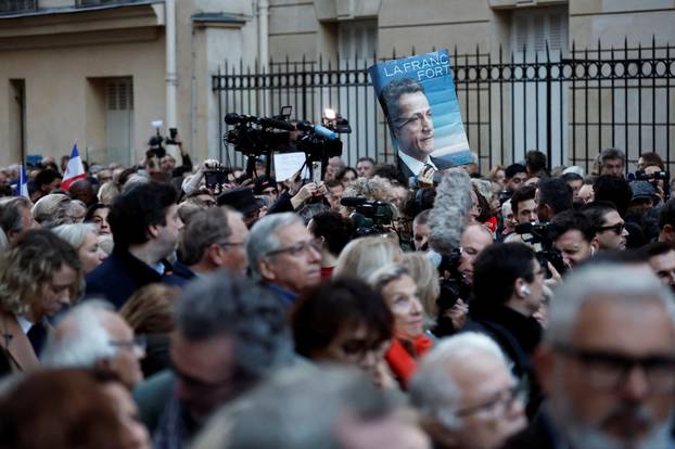 Former French President Sarkozy goes to jail to begin five-year sentence