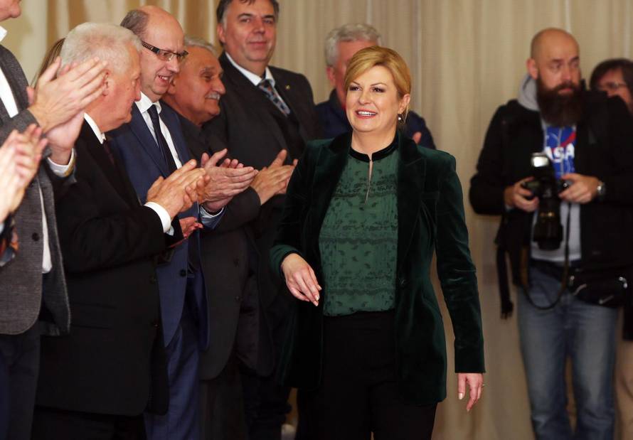 Predizborni skup Kolinde Grabar-Kitarović u Karlovcu
