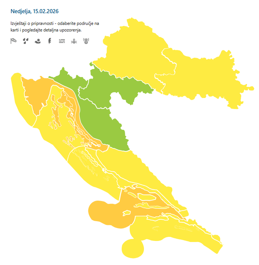 Velika promjena vremena: Kiša, meteoalarmi, najavili  i snijeg!
