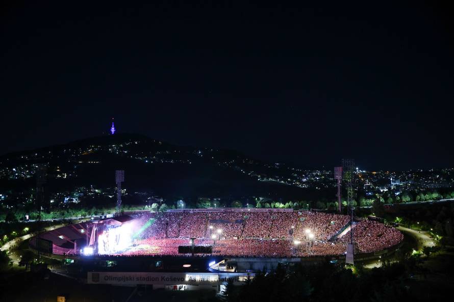 Sarajevo: Dino Merlin održao prvi od tri najavljena koncerta na stadionu Koševo