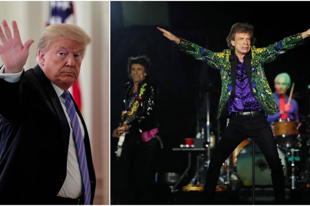 Stonesi prijete tužbom Trumpu jer koristi njihovu glazbu na svojim predizbornim skupovima
