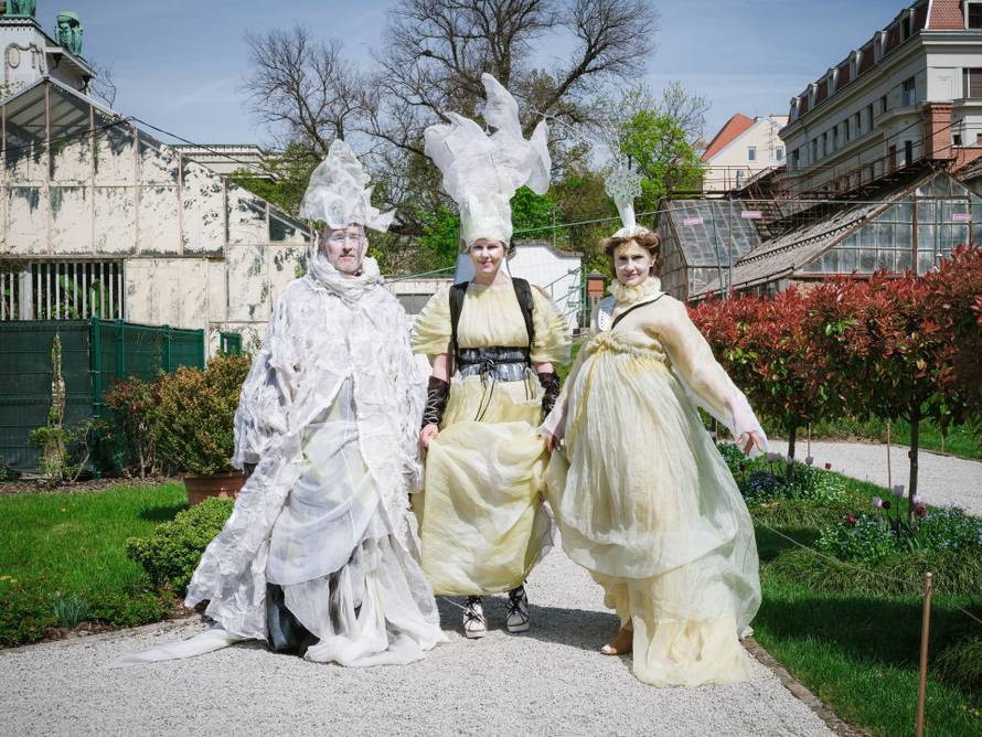 Performans u Botaničkom vrtu: Slavili Alexandra McQueena, a sve je trajalo desetak minuta...