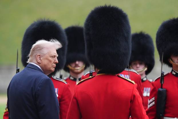 U.S. President Trump makes second state visit to Britain