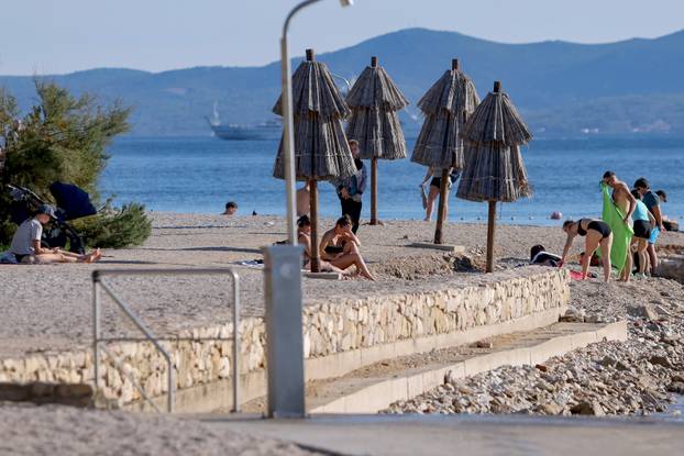 Zadar: Sunčanje i kupanje ugodno je i u listopadu