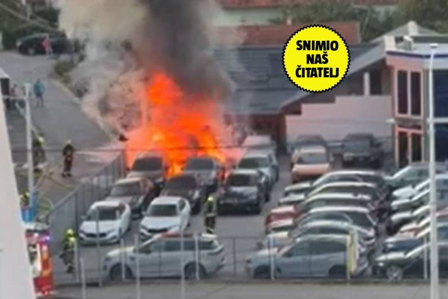 Po&zcaron;ar u Zagrebu
