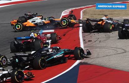 VIDEO Kaos u F1 sprintu! Vozači McLarena odustali zbog sudara na startu, 'poklon' Verstappenu