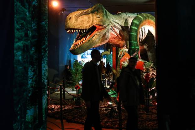 Zagreb: Izložba Invazija dinosaura na Zagrebačkom velesajmu