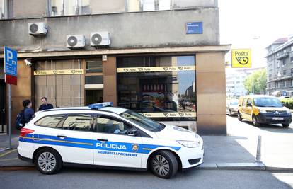 Opljačkao poštu u Zagrebu, djelatnici je zaprijetio oružjem