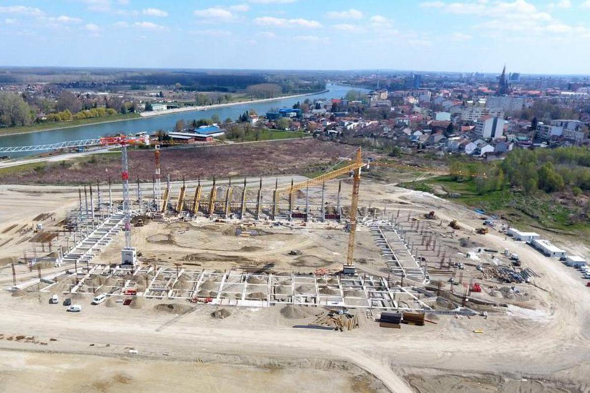 Pogledajte kako Pampas raste, stadion Osijeka lijepo se nazire