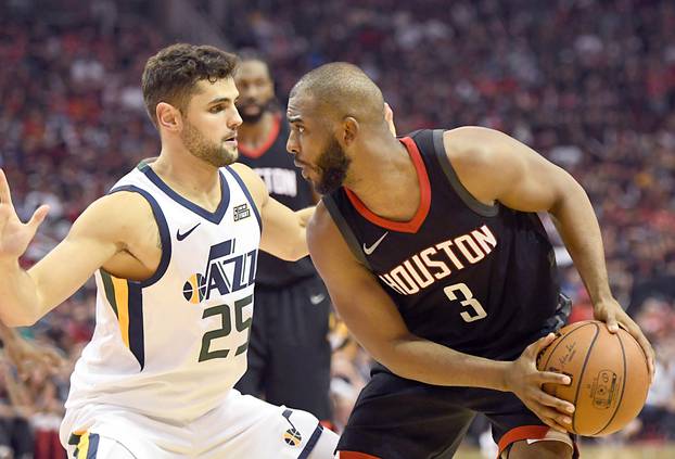 NBA: Playoffs-Utah Jazz at Houston Rockets