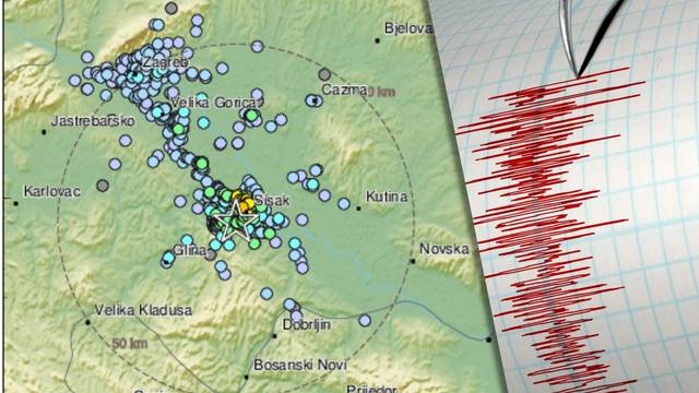 Novi potres uznemirio Baniju: 'Jak udar, baš gadno. Stresla se cijela kuća, pa dokle više?'