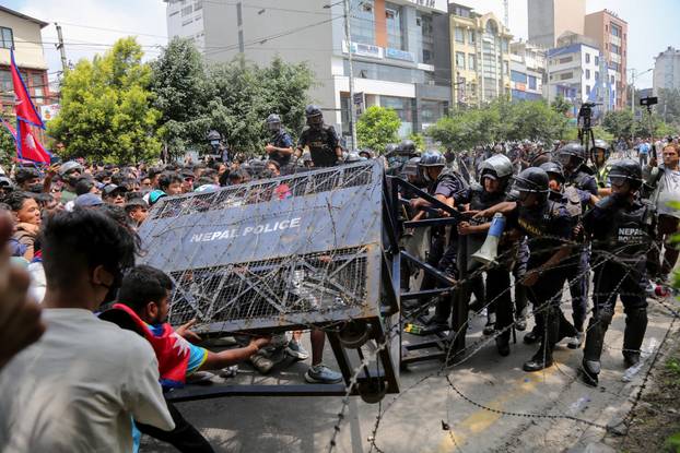 Anti-government protest in Kathmandu