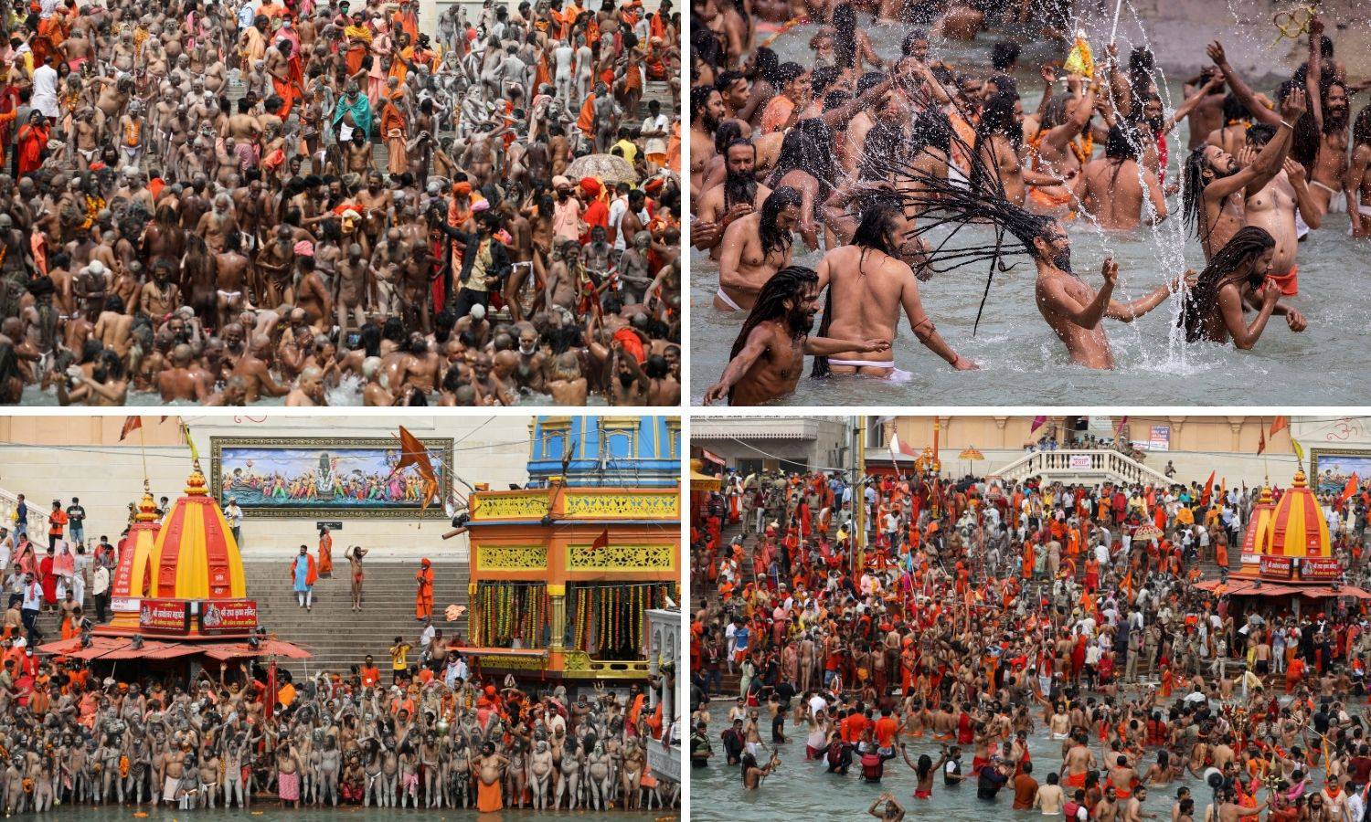 U Indiji u danu 168.912 novih slučajeva: Bit će i gore, tisuće u ritualnom kupanju u Gangesu