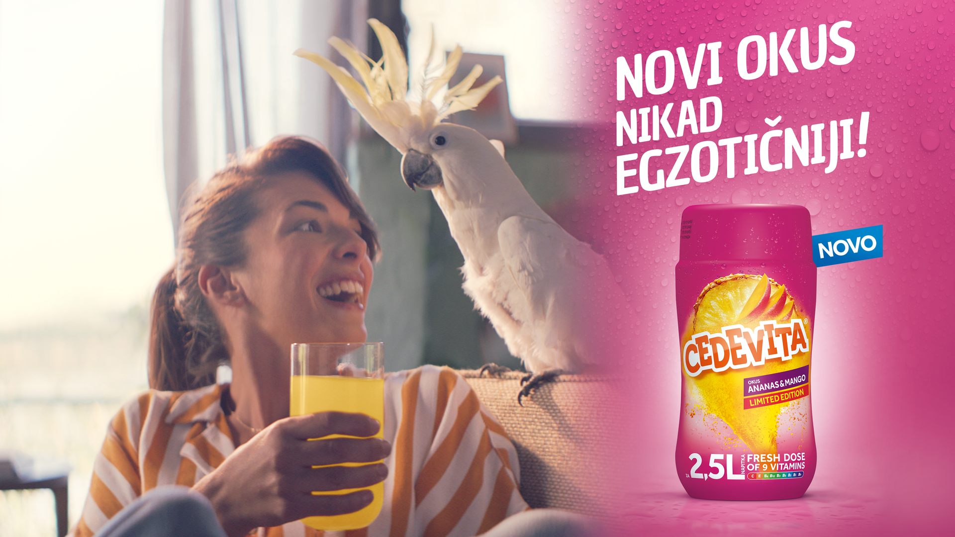 Novi okus nikad egzotičniji! Cedevita Ananas Mango