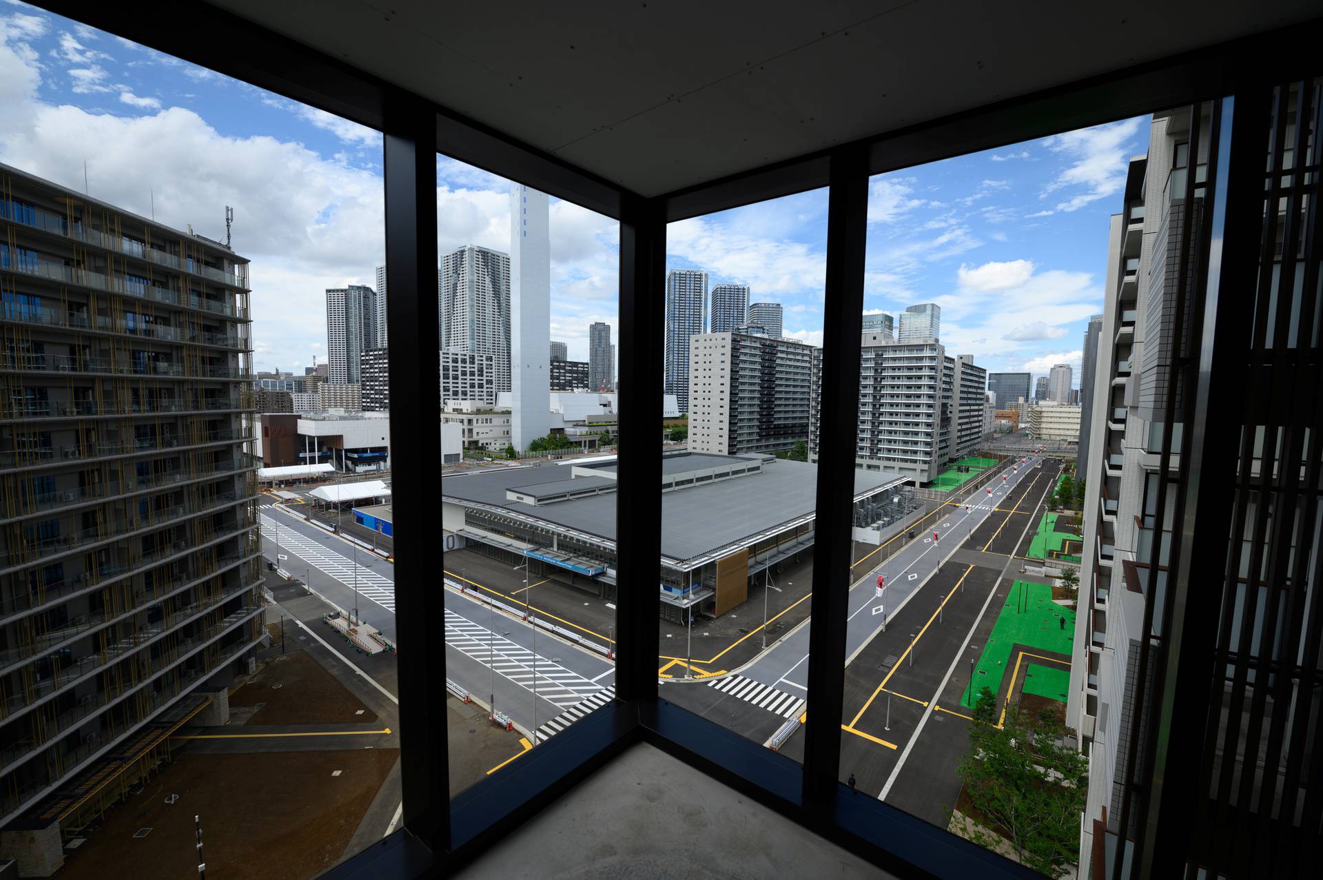 Media tour at the Olympic and Paralympic Village for the Tokyo 2020 Games