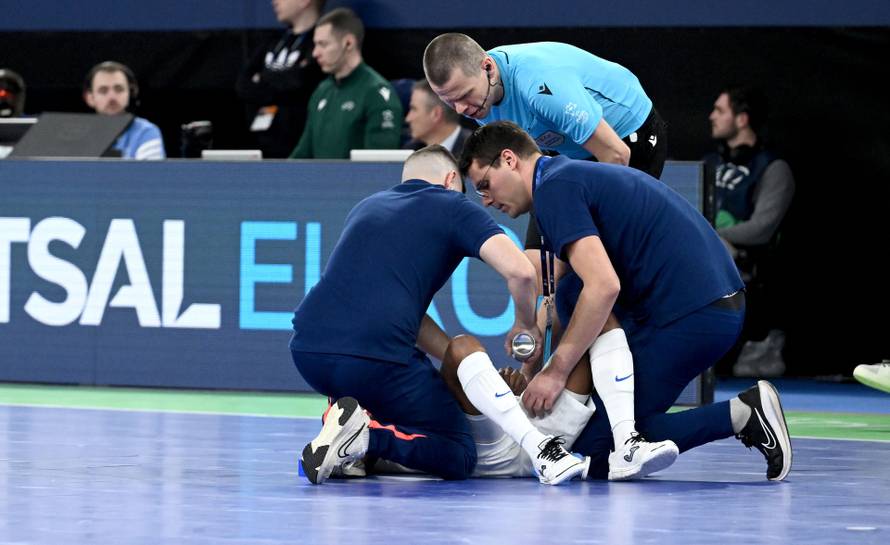 Susret Hrvatske i Španjolske u polufinalu Europskog prvenstva u futsalu