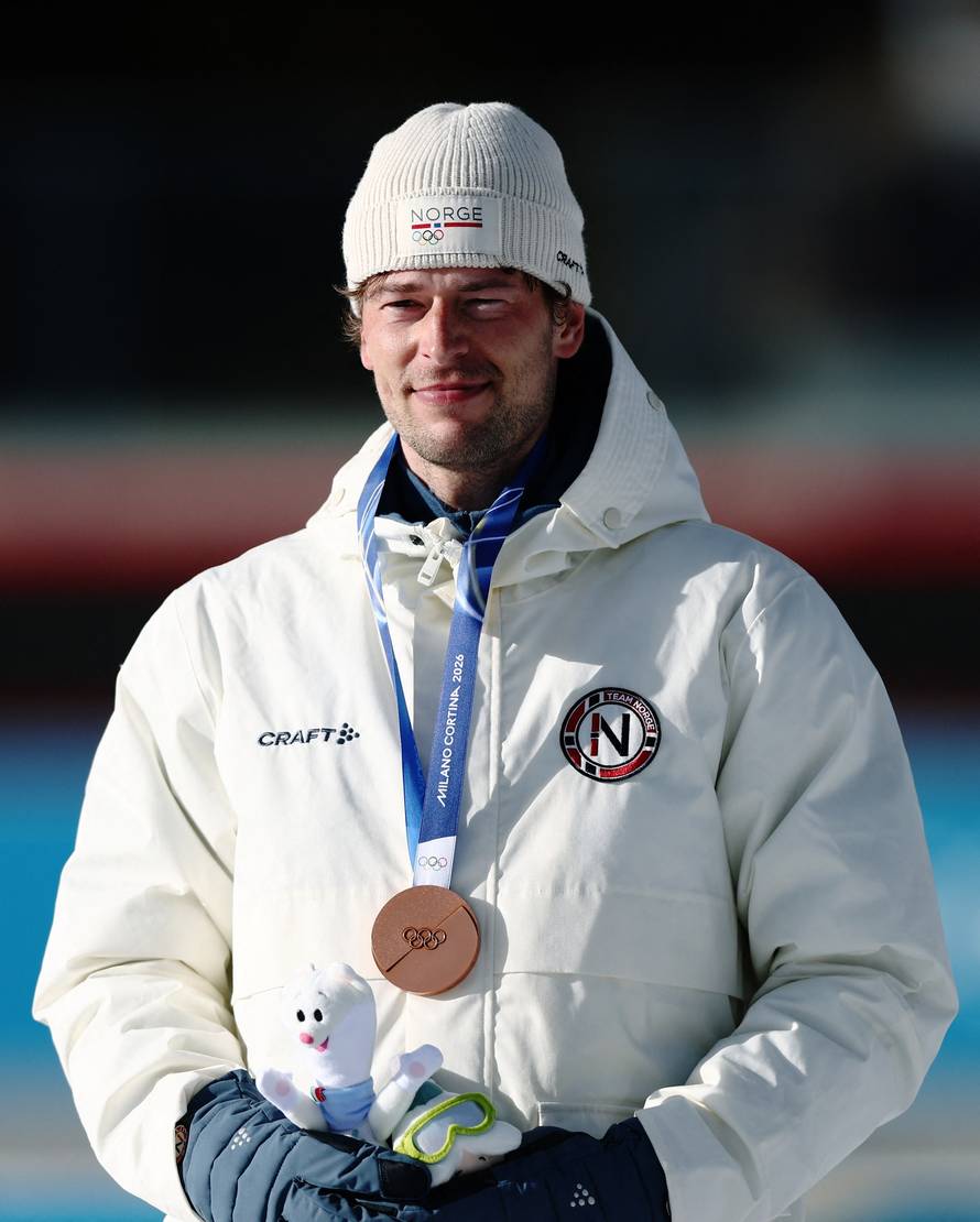 Biathlon - Men's 10km Sprint Victory Ceremony