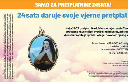 Donosimo pravila nagradnog natječaja za pretplatnike „Medaljon svete Terezije Avilske”
