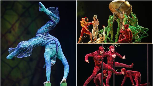 VIDEO Akrobatski spektakl je započeo u Areni: Cirkuska trupa Cirque du Soleil izvela je 'OVO'