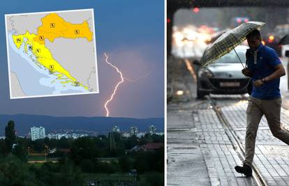 Oluja u Slavoniji: Nakon vrućeg vikenda stiglo je jako nevrijeme